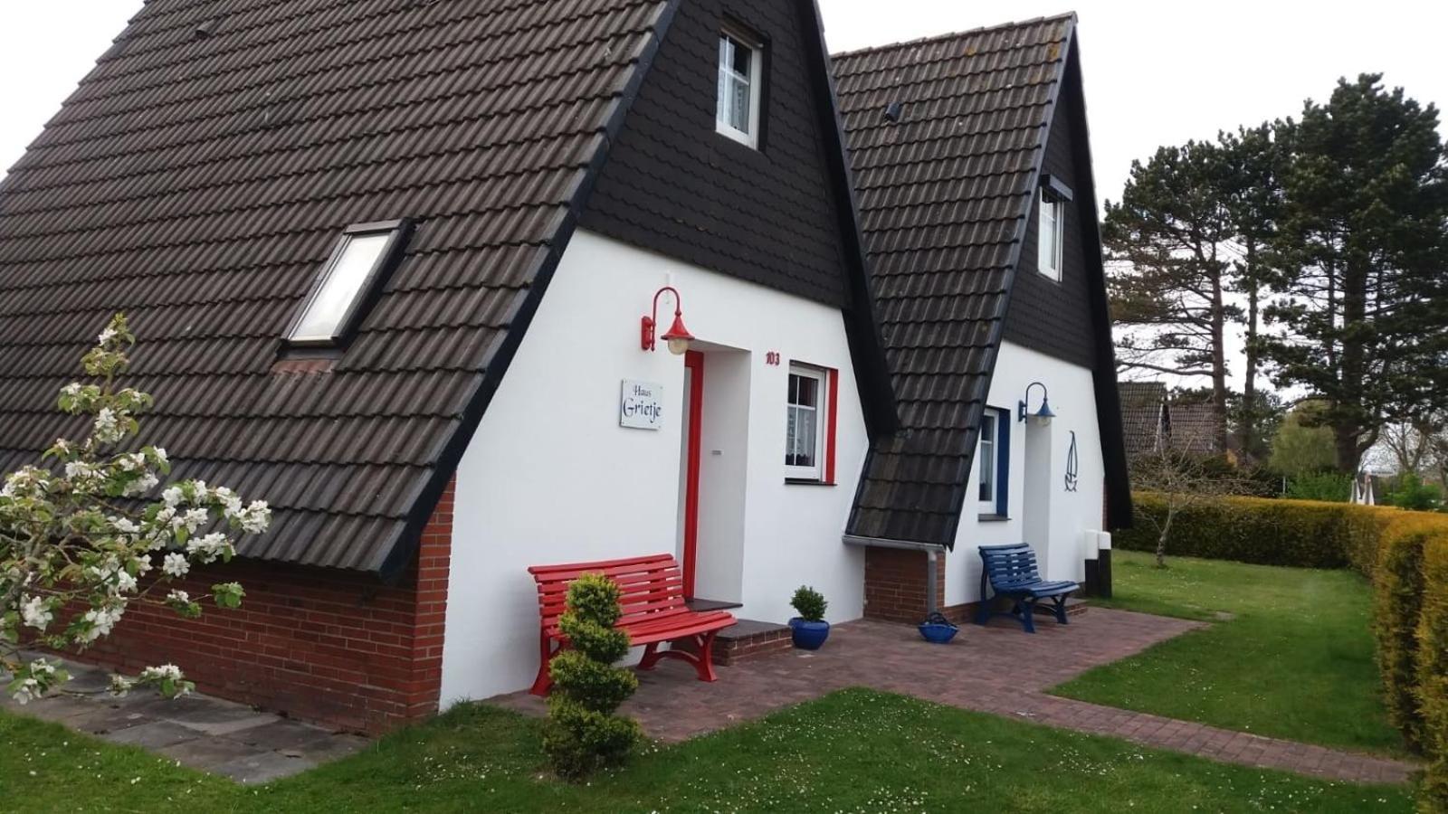 Вилла Grietje II Blaues Haus Rechts Витмунд Экстерьер фото